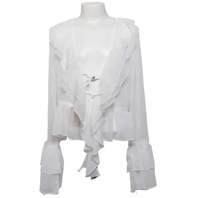Blouse (White) from Lindex Polyester