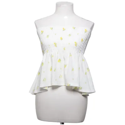 Tube top (White, Yellow, Green) from Gina Tricot Elastane, Polyester