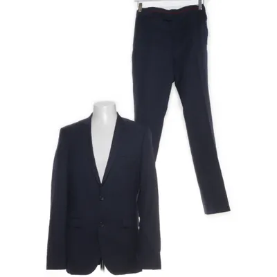 Pak (Blauw) van Hugo Hugo Boss Wol, Viscose, Cupro, Acetaat