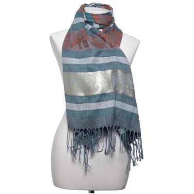 Sjaal (Groen, Bruin, Wit) van Pashmina