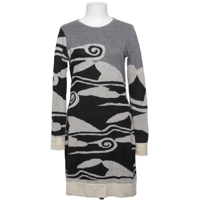 Kleid (Schwarz, Grau, Beige) von Diane von Furstenberg Wolle