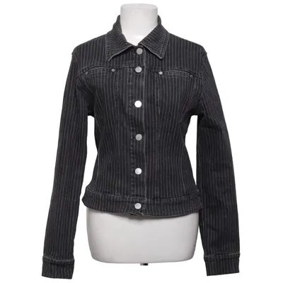 Veste en jean (Noir) de Lisa Valli Jeans Coton, Élasthane, Polyamide