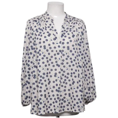 Blouse (Beige, Blue) from Anna Glover x H&M Polyester