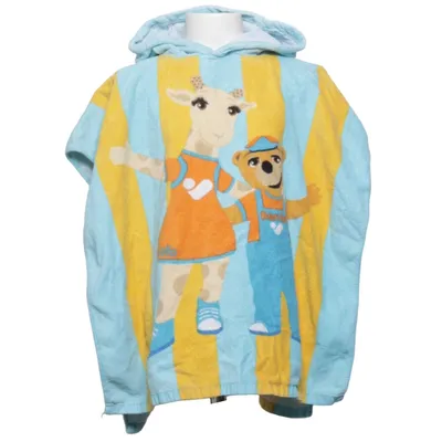 Cape de bain (Bleu, Jaune) Coton
