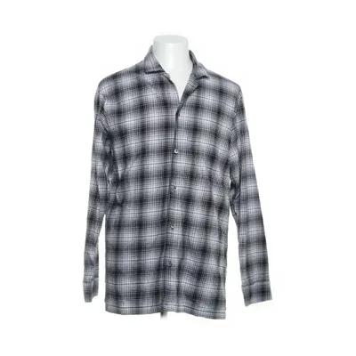 Pyjamasskjorte (Sort, Hvid) fra Calvin Klein Sleepwear Bomuld, Elastan