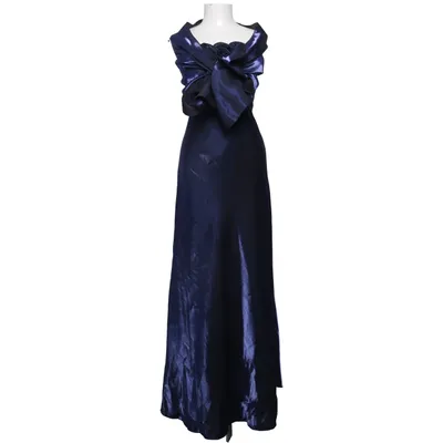 Aftenkjole (Blå) fra Yves Calin Polyester, Viscose