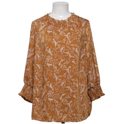 Blouse (Marron, Blanc) de Saint Tropez Polyester