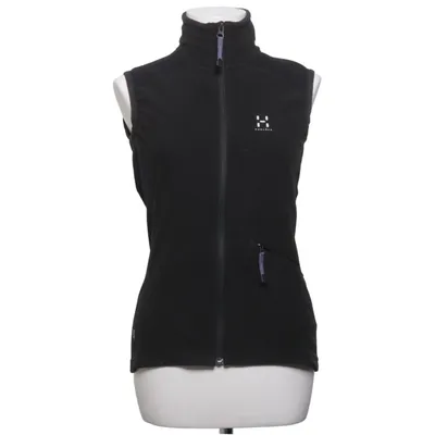 Fleece vest (Black) from Haglöfs Elastane, Polyamide, Polyester