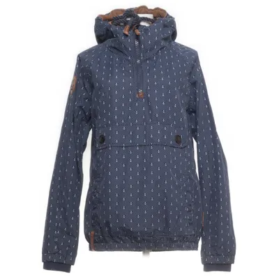 Anorak (Blauw, Bruin) van Naketano Katoen, Polyamide, Polyester