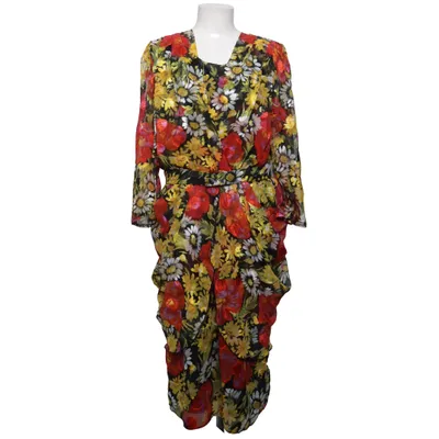 Robe (Noir, Multicolore) de Your Sixth Sense Acétate, Polyamide, Polyester