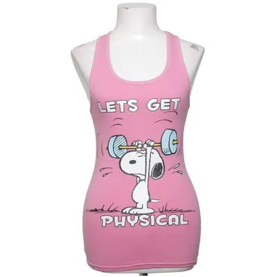 Tank Top (Pink, Multicolored) from Snoopy Cotton, Elastane