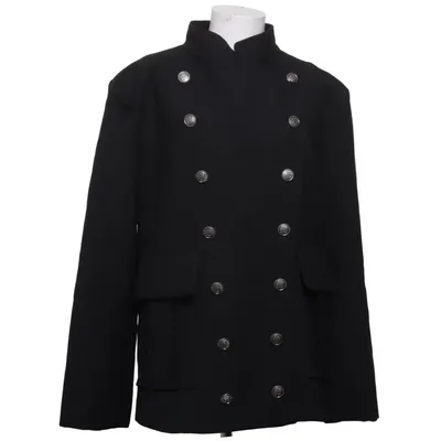 Pea coat (Black) from Dea Kudibal Polyester, Wool