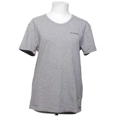 T-shirt (Grijs) van Lee Cooper Katoen, Elastaan