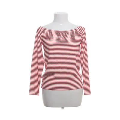 Blouse (Red, White) from Clockhouse by C&A Elastane, Viscose