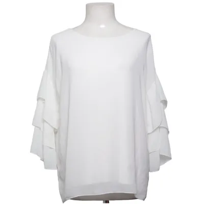 Blouse (White) from Audrey Elastane, Viscose