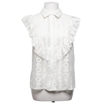 Top (Wit) van Berg & Berg Katoen, Polyester
