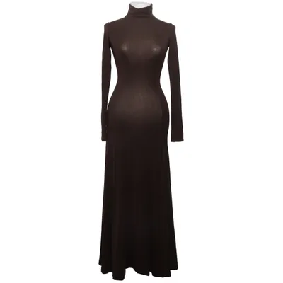 Maxi dress (Brown) from Ninety Percent Elastane, Lyocell
