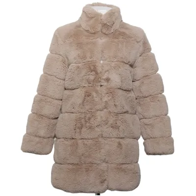 Winterjas (Beige) van Borninstockholm