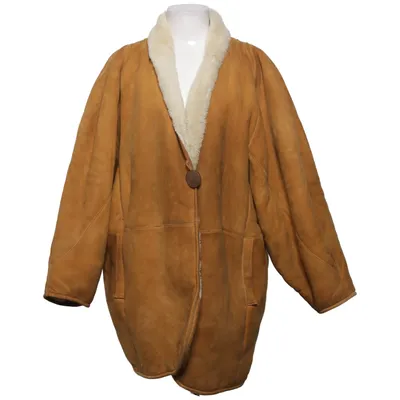 Shearling jas (Bruin) van Vera