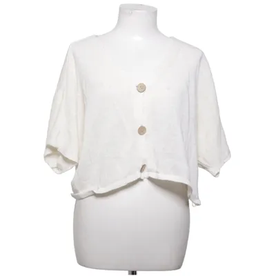 Cardigan (White) from Via Veneto Acrylic, Cotton