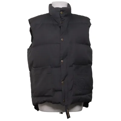 Doudoune sans manches (Noir) de First Slope Coton, Duvet, Plume, Nylon, Polyester