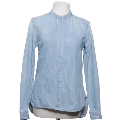Denim blouse (Blauw) van Denham Katoen