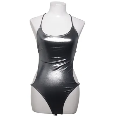 Badpak (Zilver) van Ganni Elastaan, Polyamide, Polyester