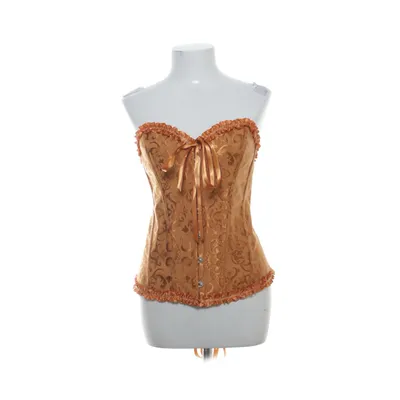 Corset (Marron, Or) Polyester