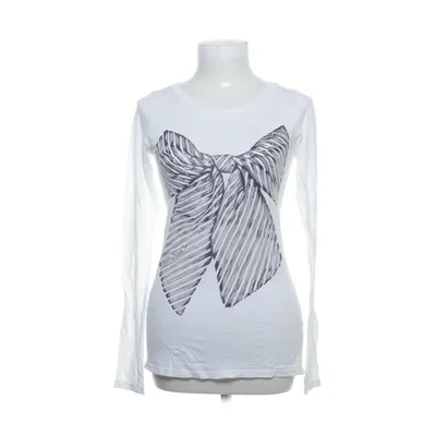 Långärmad t-shirt (Vit, Svart) från Lauren Moshi Bomull, Tencel
