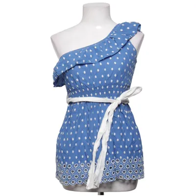 Top (Blauw, Wit) van Twentyone Katoen
