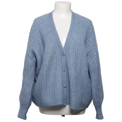 Cardigan (Bleu) de La Maille Sézane Laine de mouton, Mohair, Polyamide