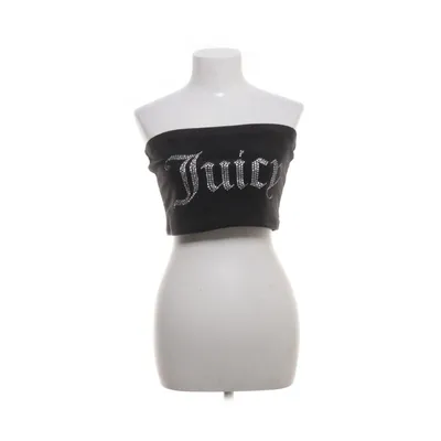 Tube top (Black, Silver) from Juicy Couture Elastane, Polyester