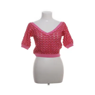 Topp (Rosa, Röd) från Zara Knit Bomull, Nylon