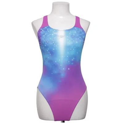 Swimsuit (Blue, Purple, Multicolored) from Speedo Polybutylene, Polyester