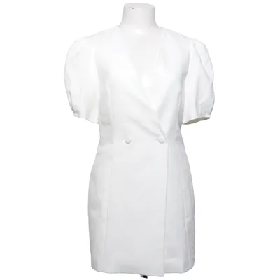 Dress (White) from NA-KD Elastane, Polyester, Viscose