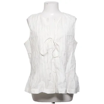 Haut (Linen Blend Pleated Top) de NA-KD Coton, Lin