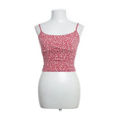 Crop top (Roze, Wit) van Hollister Katoen, Elastaan