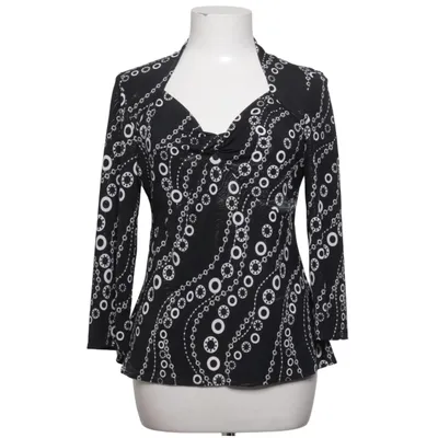 Blus (Svart, Vit) från Saloos Elastan, Polyester