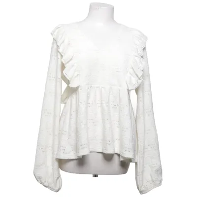 Blouse (Long Sleeve Flounce Top) from NA-KD Elastane, Polyester