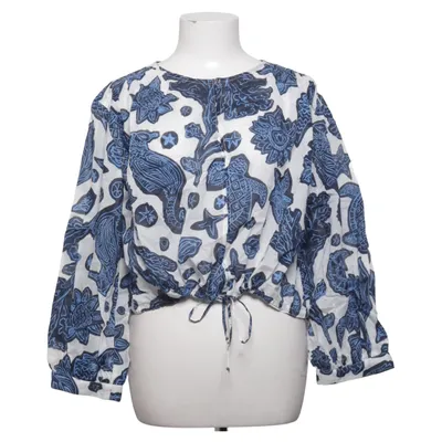 Blouse (Blauw, Wit) van H&M Katoen