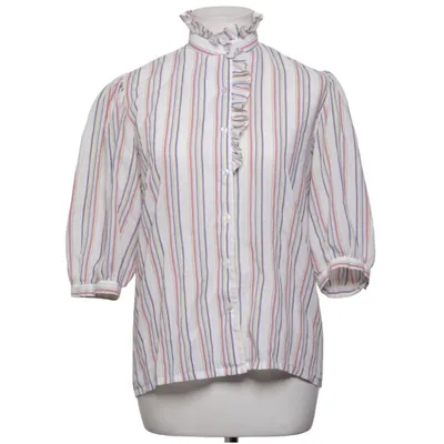 Blouse (White, Blue, Red) from Kurt Kellermann