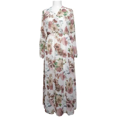Långklänning (Vit, Flerfärgad) från Fascinate Elastan, Polyester, Viskos