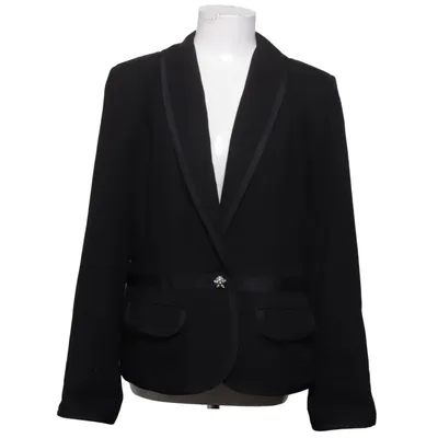 Blazer (Zwart) van Prêt à Porter Acetaat, Polyamide, Tencel, Wol