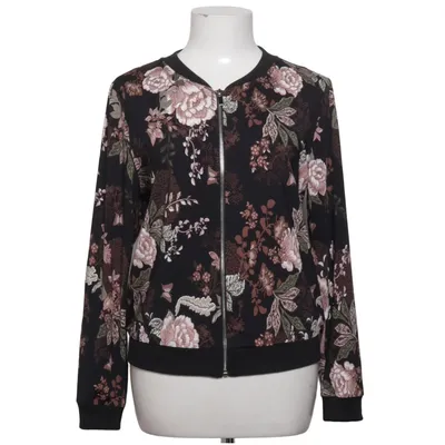 Bomber jacket (Black, Multicolored) from Happy Holly Elastane, Polyester