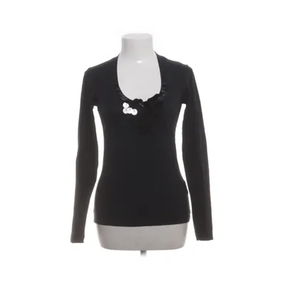 Top (Zwart) van Armani Jeans Katoen, Elastaan