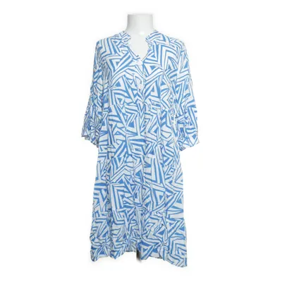 Dress (White, Blue) from C'FLO Viscose