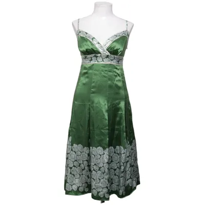 Kjole (Grøn, Hvid) fra Ted Baker Polyester, Silke