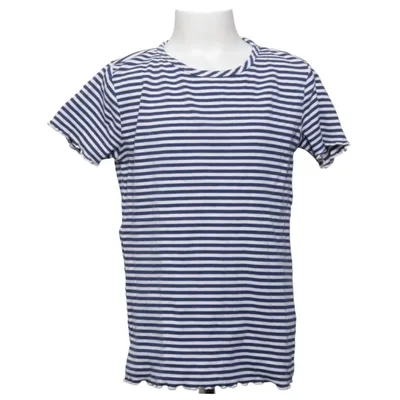 T-shirt (Blue, White) from Chino Elastane, Organic cotton