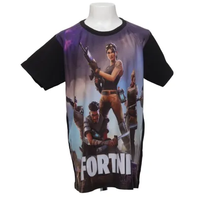 T-shirt (Svart, Flerfärgad) från Fortnite