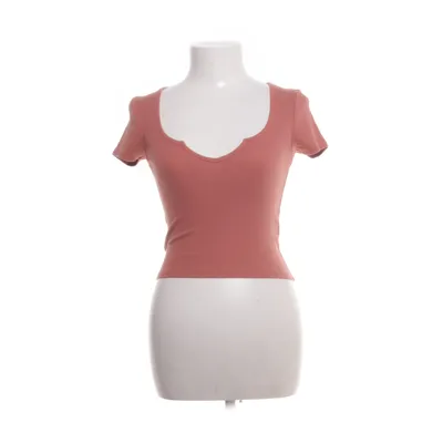 Crop top (Pink, Beige) fra Bik Bok Bomuld, Elastan